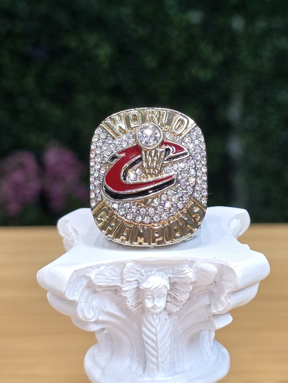Cleveland Cavaliers World Champions  Ring - Gold & Red